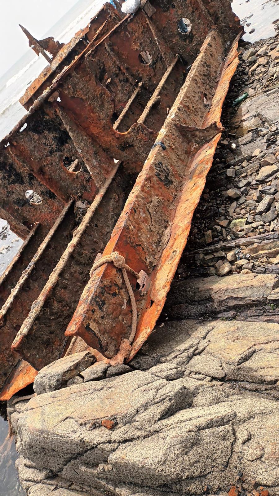 WWII shipwreck removal